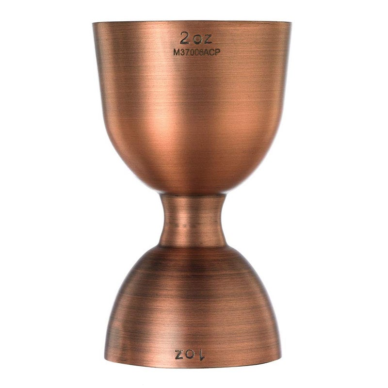 Barfly M37006ACP Heavy-Duty Straight Rim Bell Jigger, 1 oz x 2 oz, Antique Copper - Image 2